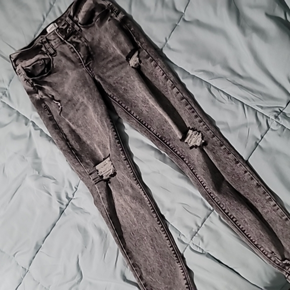 Special A Los Angeles, California Jeans. Faded Black & Ripped Juniors Size 1